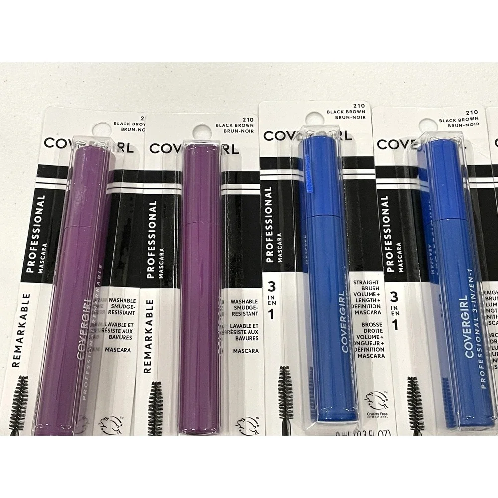 Covergirl Professional Mascara Lot‎ of 16 # 200 210 205 225 Very Black Brown